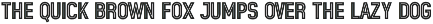 Roadbay - Inline Bold Condensed Font font preview