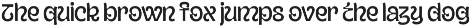 Embers Modern Display font preview