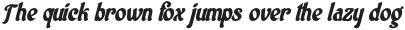 Sweet Waterfall Italic otf (400)