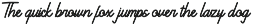 Bashats - Script Monoline Font preview