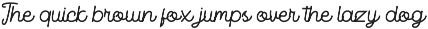 Bastron - Script Monoline font preview