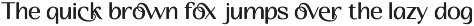Glowing Font preview
