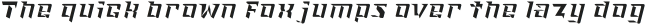 FTYUltraChiseledOblique-Italic otf (400) Sample