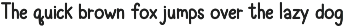 Crafty Font preview
