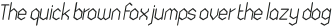 NODAMI Extra Light Italic otf (200)