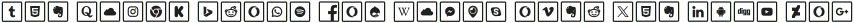 Full Tools Emoji Round Line otf (400) Sample