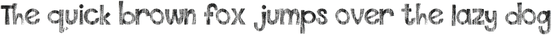 DJB This Font is Worn ttf (400) Sample