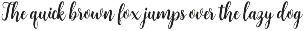 Brilliant Script font preview