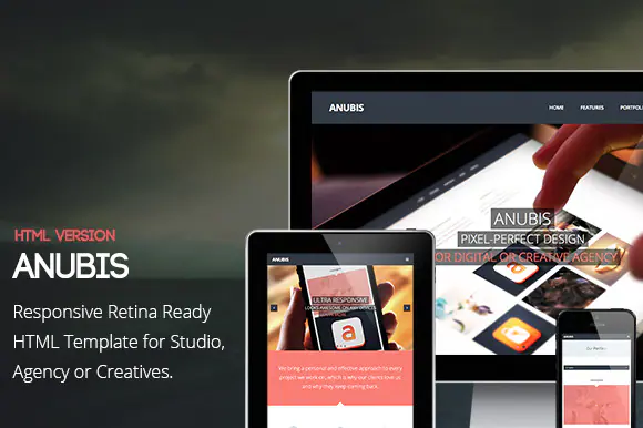 Anubis - Responsive HTML Template by Bluxart