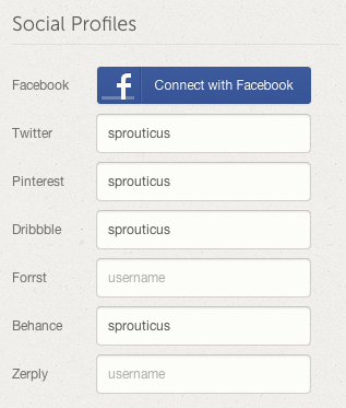 Social Profiles