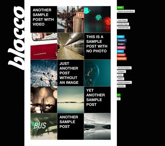 Blocco WordPress Theme by press75