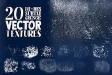 Hi-Res Subtle Grunge Vector Textures