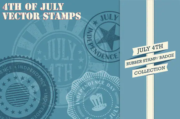 Independence Day Badges by jv_pixels