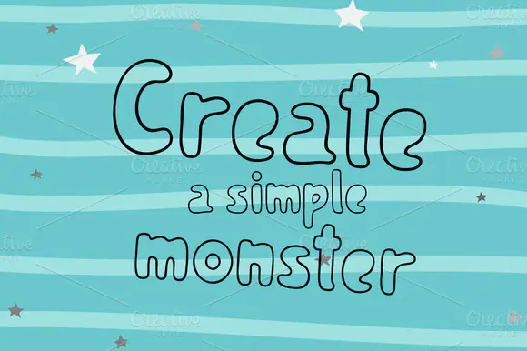 Create a simple monster by nenochka