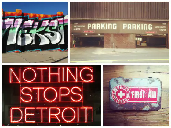 Detroit Typography
