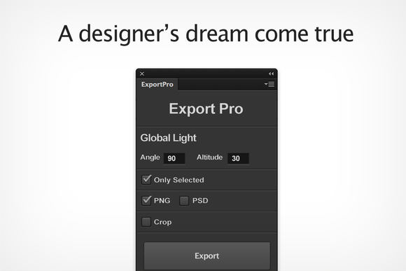Export Pro Photoshop Plugin by diegomonzon
