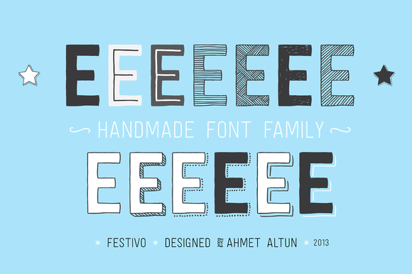 Festivo Letters by aatype