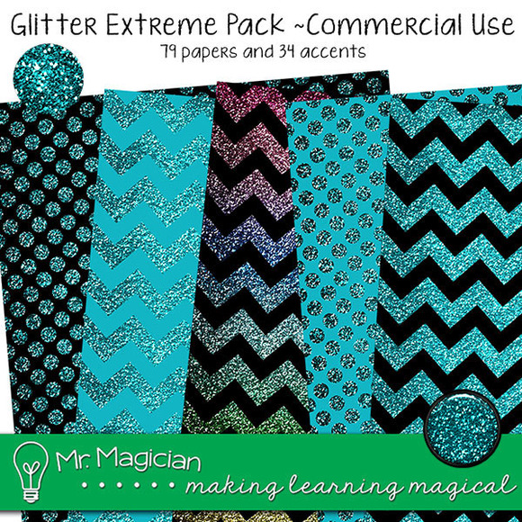 Glitter Extreme Pack by Keith Geswein