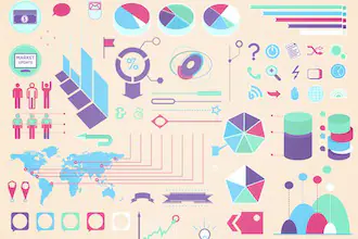 Infographics vector set by Pelican Graphics