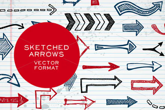 Sketched Arrows by Ember Stock