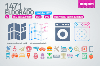 1471 icons in Eldorado set