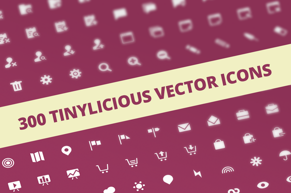 300 Tinylicious Vector Icons