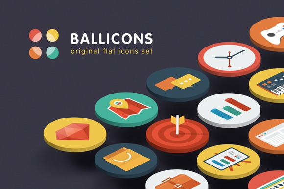 Ballicons — original flat icons set
