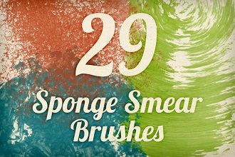 Sponge Smears Brush Pack 1