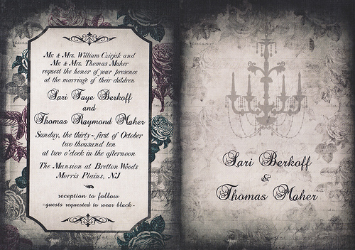 Gothic Invitation Templates Free 5