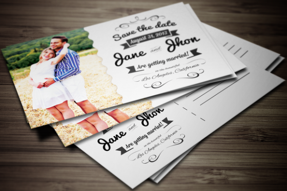 unique wedding invitation design