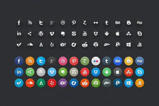 5 Essential Social Media Icon Sets - Creative Market Blog