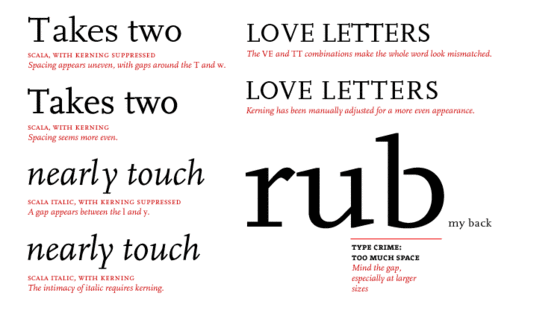 kerning