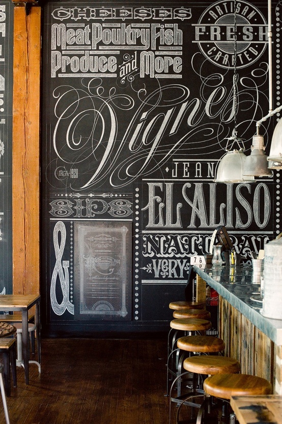 restaurant chalkboard fonts