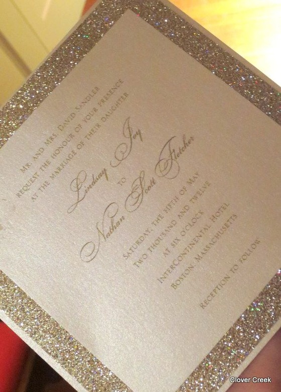 Sparkly Wedding Invitations 10