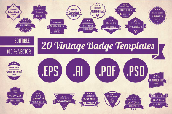 25 Beautiful Vintage Logo Templates Creative Market Blog