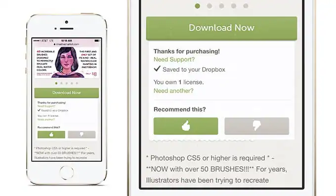creative market mobile