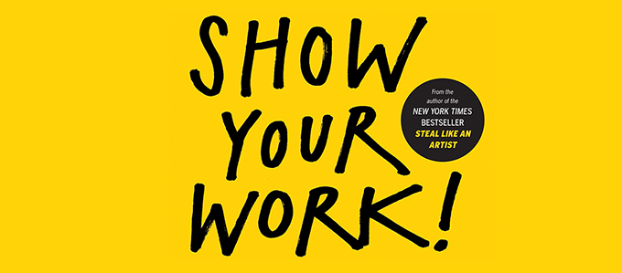 show your work book cover