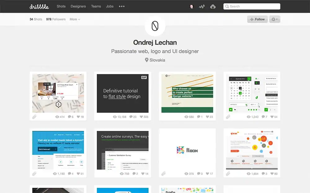 Dribbble Profile