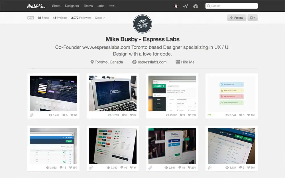 Dribbble Profile