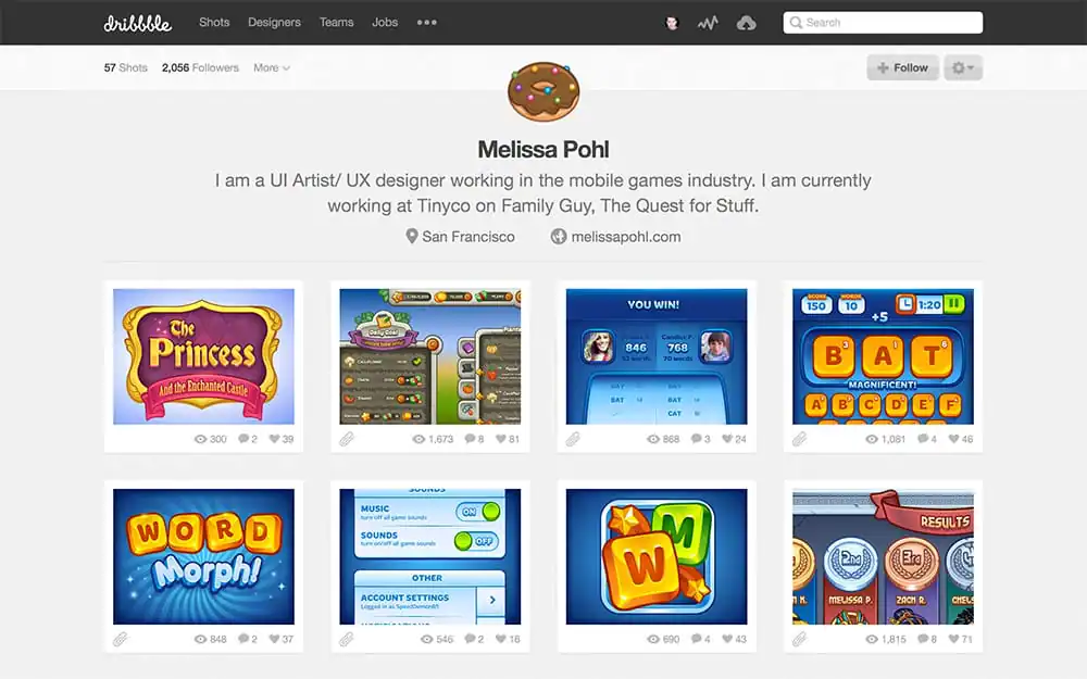 Dribbble Profile