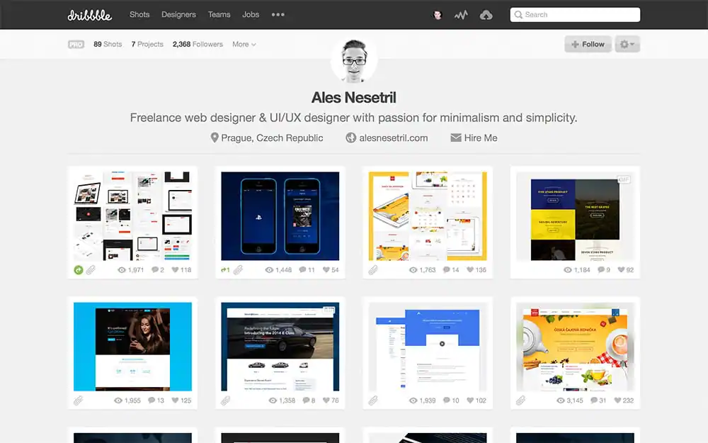 Dribbble Profile
