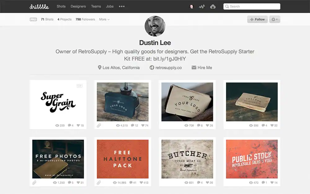 Dribbble Profile