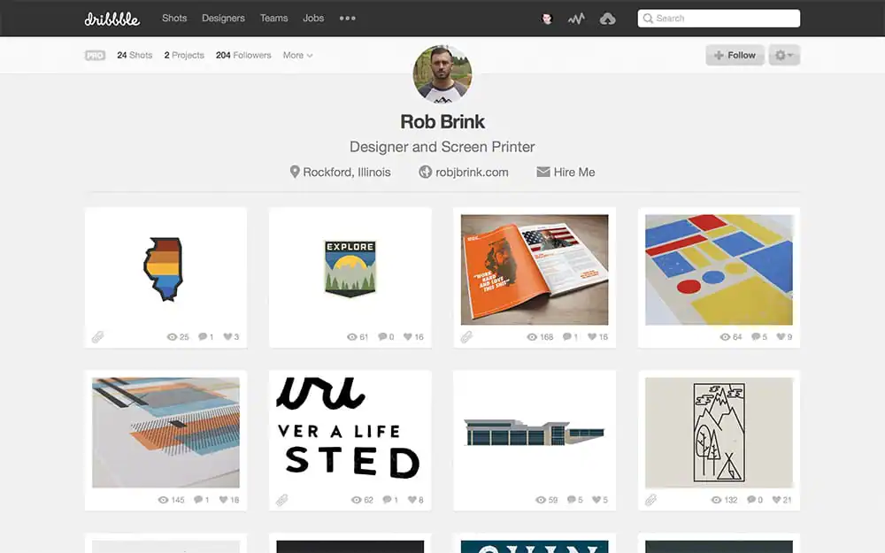 Dribbble Profile