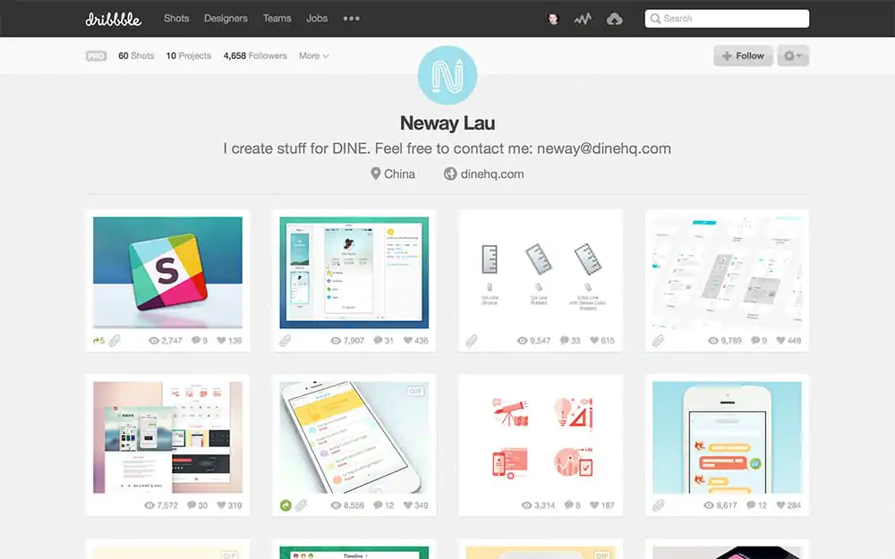 Dribbble Profile