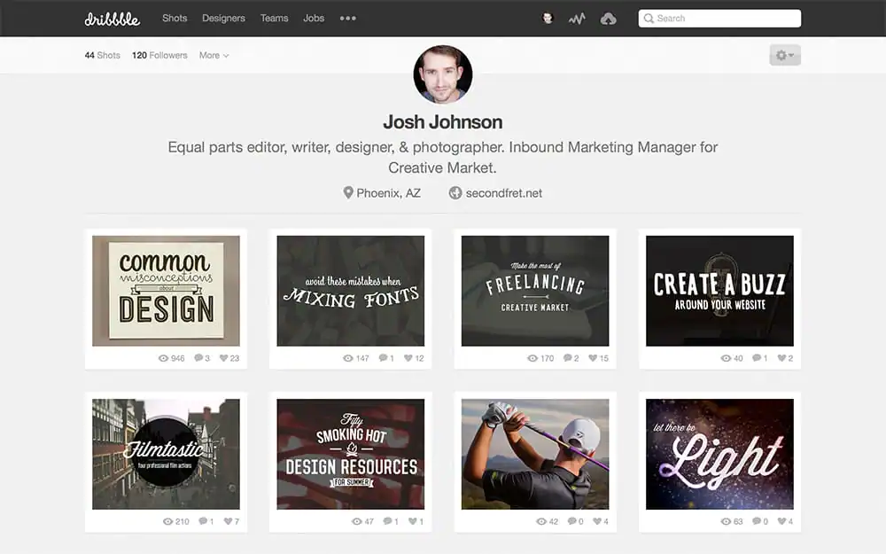 Dribbble Profile