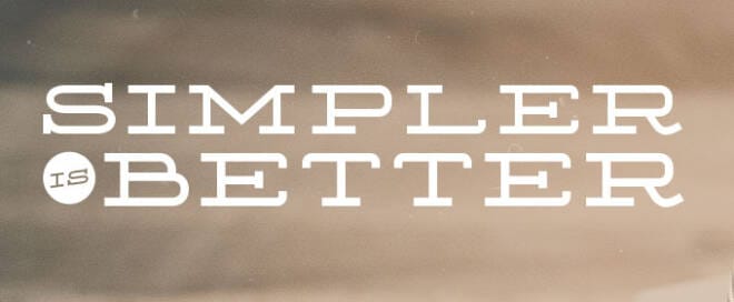 Learn Web Design: Simpler is Better