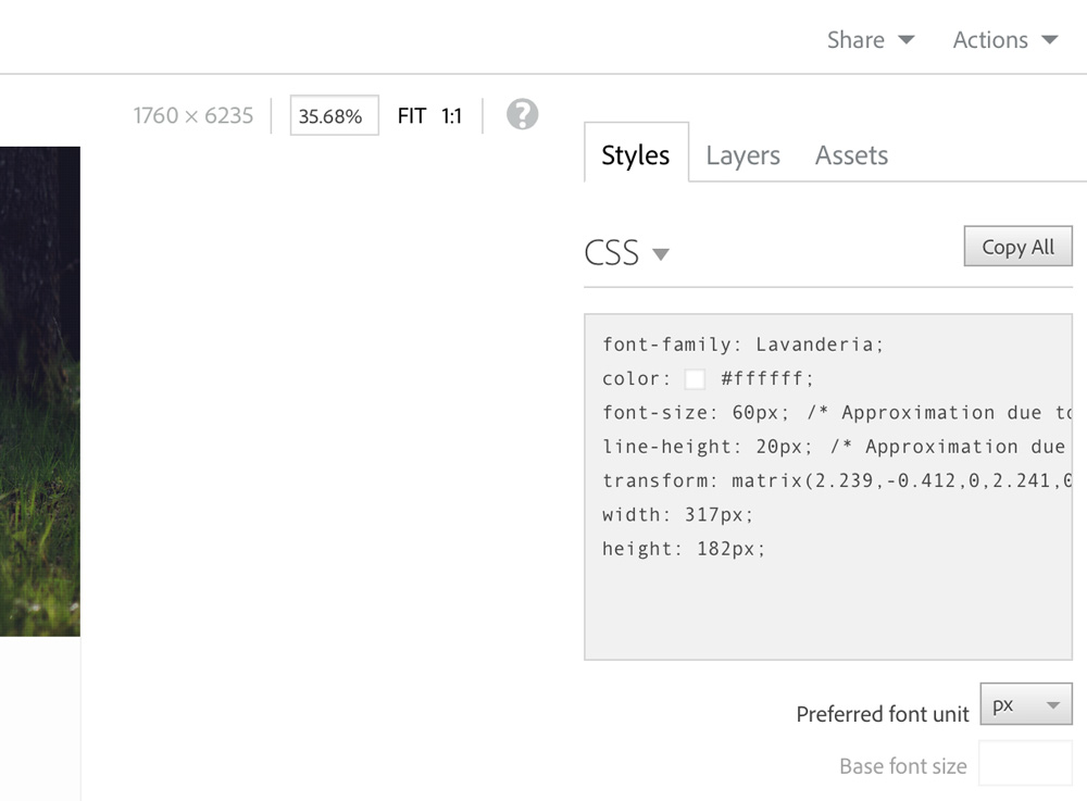 avocode convert psd to figma