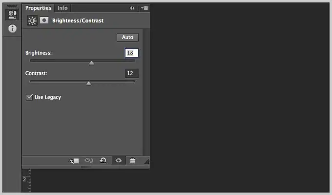 Using Brightness/Contrast in Photoshop