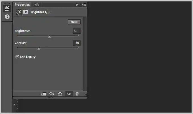 Using Brightness/Contrast in Photoshop