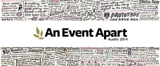 Sketchnotes From An Event Apart: Austin 2014